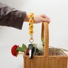 AOKSUNOVA Key Ring Band Macrame Lanyard Short Key Pendant Girls