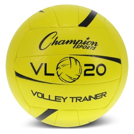 Champion Sports Volley Trainer Ball, Yellow, 8