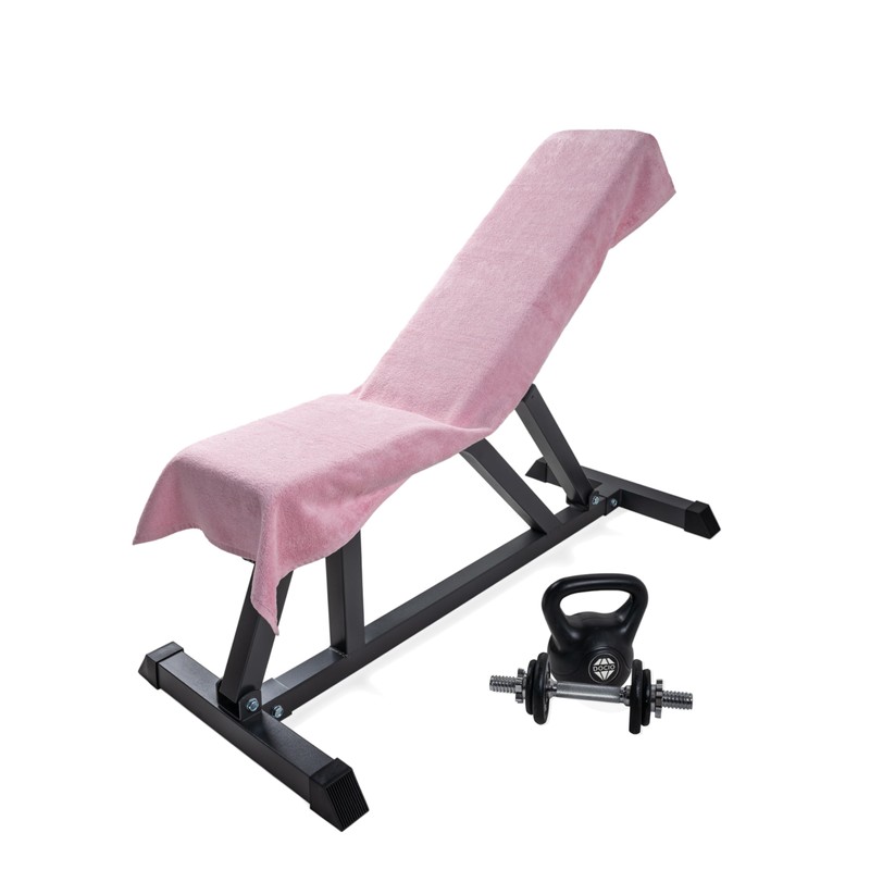DOCIO Sports Towel, Fitness Towel with Fixation, 130 x 50