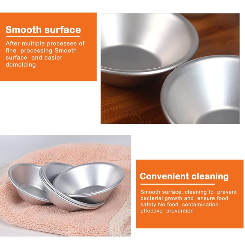 Esteopt 10Pcs Individual Yorkshire Pudding Tins,dariole Moulds,Yorkshire Pudding Tray Non