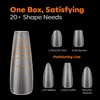 Modelones Nail Tips, 216 Pieces, Full Cover Nail Tips Set,