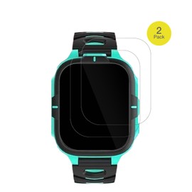 dipos FLEX 2x Schutzfolie klar passend für Elejafe Smartwatch Kinder, 100% Displayabdeckung, Anti-Shock, Fingerprint Kompatibel, Case-Friendly, Full Cover Displayschutz Folie