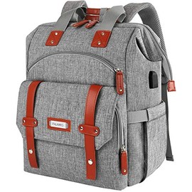 Laptop Backpack for Women,Doctor Teacher Work Travel Casual Bookbag with USB Charging Port FRID Anti-Theft,Wide Top Open Water Resistant Backpack College School Computer Purse Bag Fits 17 Inch Laptop