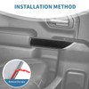 PDKLIN for Silverado Rear Door Panel Trim Cover for Chevy