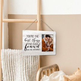 FLDAS You're the Best Thing I Found on the Internet, Couple Picture Frame 8x10, Couples Picture Frame, Best Friend Picture Frame, Valentine’s Day Gifts Gift for Her Him Couple, Couple Photo Frame, LS