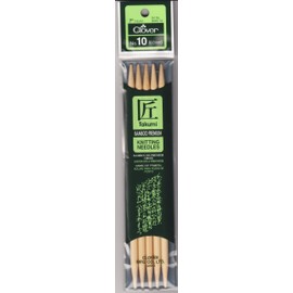 Takumi Bamboo Double Point Knitting Needles 7 5/Pkg-Size 10/6mm