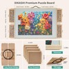 DIKASHI 1500 Pieces Tilting & Rotating Puzzle Board, 34.25" ×