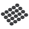 sourcing map Carbon Brush Holder Cap Motor Electric Brush Plastic