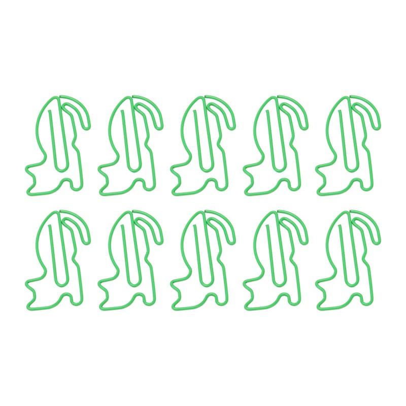 100 Pcs Cute Paper Clips Animal Shaped Fun Bookmark Document