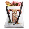 Monogrammed Christmas Initial T Gingerbread Cookie Letter T Tote Bag