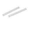sourcingmap 0.4mmx4mmx45mm 304 Stainless Steel Compression Springs Silver Tone 10pcs
