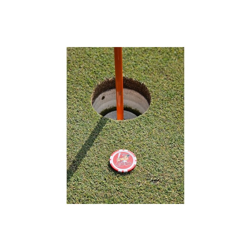 LEZAX Hiroshima Toyo Carp Golf Casino Marker Red HCAC-5722