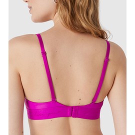 Victoria's Secret Pink Wear Everywhere Wireless T Shirt Bra, Lightly Lined, Smoothing, Bras for Women, Purple (32DD)