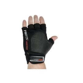 ShootingEdge ProTX | Kevlar Archery Bow Hunting Armored Hand Guard | Black | Left Bow Hand | Large