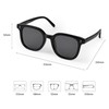 Lessness Polarized Sunglasses for Men & Women - Minimalist Design,