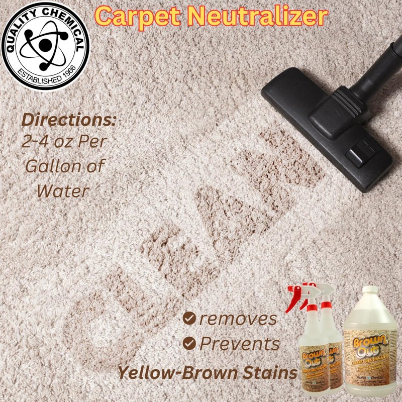 Quality Chemical Brown Out Carpet Stain Remover/Carpet Cleaner Solution for