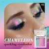 Afflano Chameleon Eyeshadow Half Magic, Multichrome Duo Chrome Eyeshadow Palette