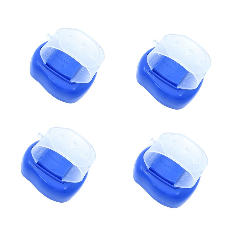 DollaTek 4pcs Mini Stitch Marker Row Finger Counter LCD Display