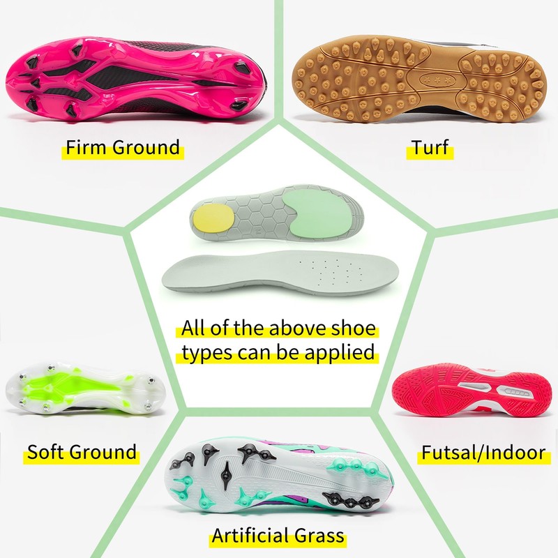 SAUDEfoot Football Insoles (L 42.5-44)