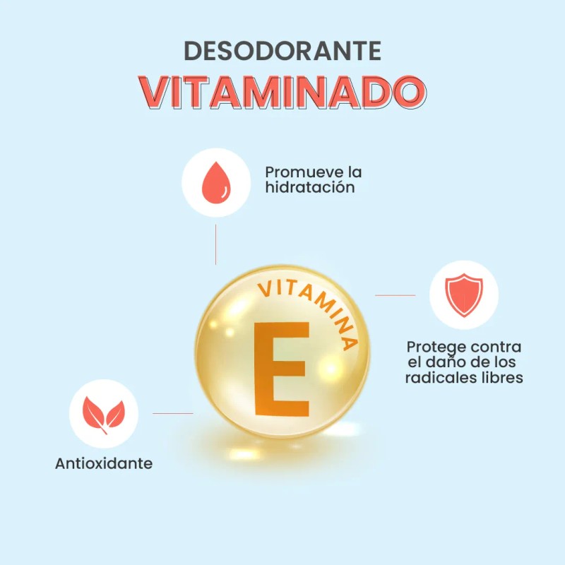 Pqt 3 Desodorante Natural Kids Piel Sensible Sin Bicarbonato Naranja
