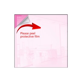 Acrylic Mirror 8" Pink Square Tile Smooth Edges DIY Arts and Craft Reflective Blanks 0.118 Thick by Marketing Holders