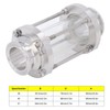 In Line Sight Glass Food Grade 304 Stainless Steel Omnidirectional