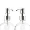 2 Pack Soap Dispenser Pump Replacement Stainless Steel Soap Dispenser