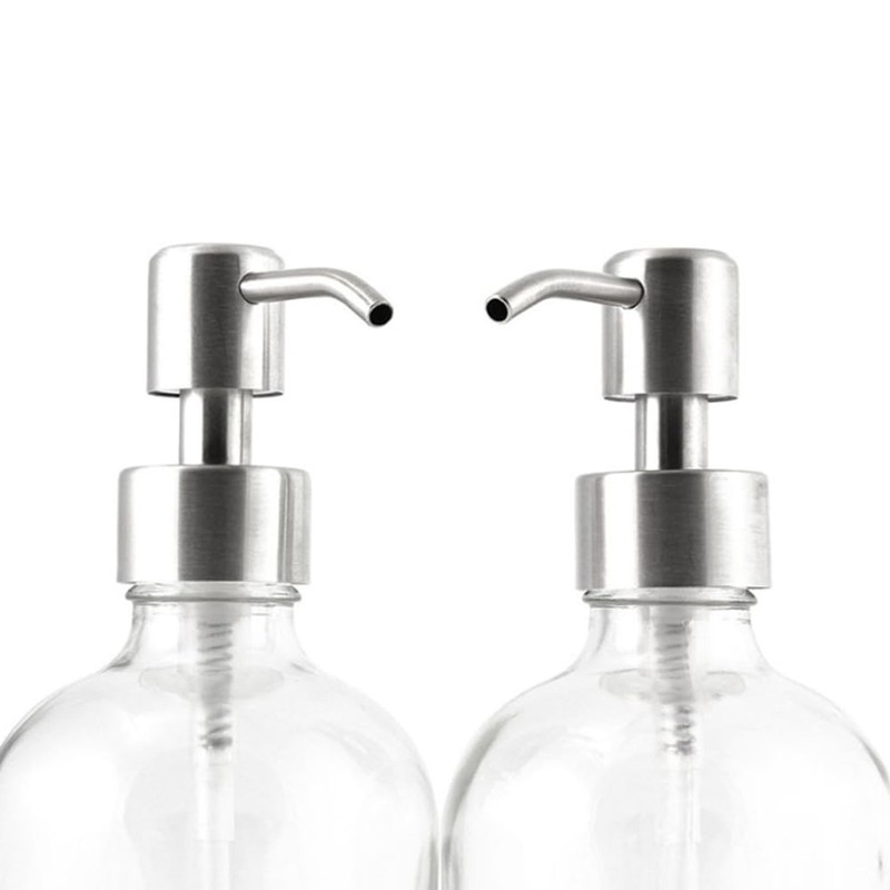 2 Pack Soap Dispenser Pump Replacement Stainless Steel Soap Dispenser