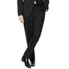 Neil Allyn Men's Flat Front Comfort Waist Satin Stripe Tuxedo