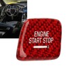 Engine Push to Start Button Cover Carbon Fiber Start Switch