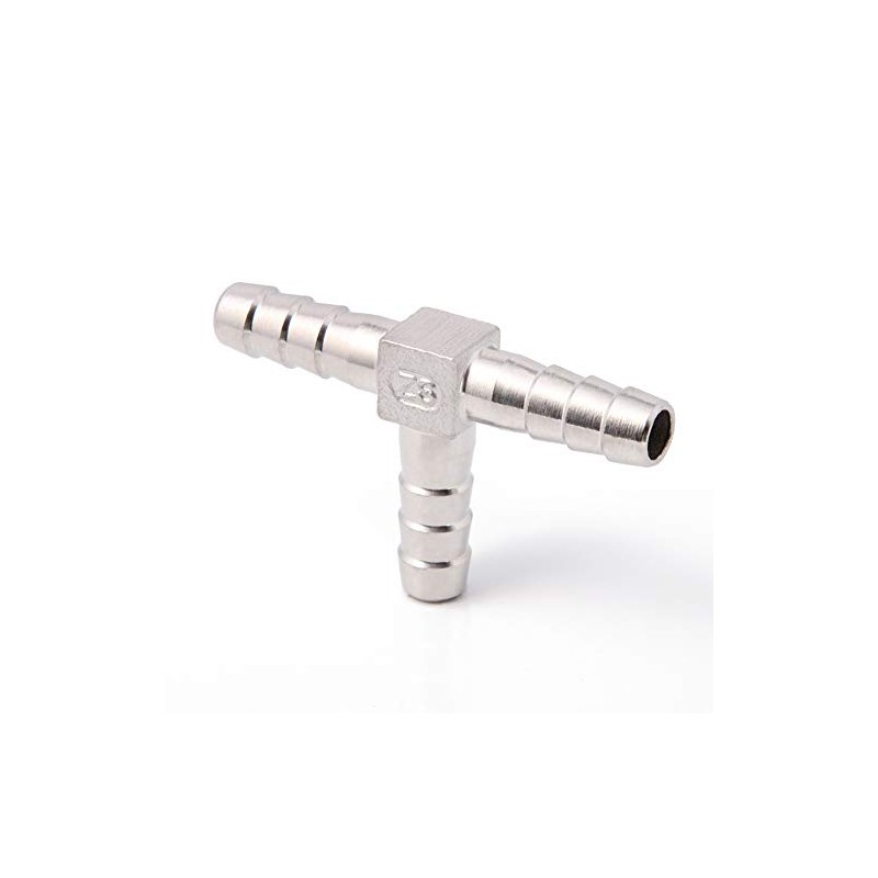 Metaland Stainless Steel 5/8" Hose Barb Tee 3 Way T