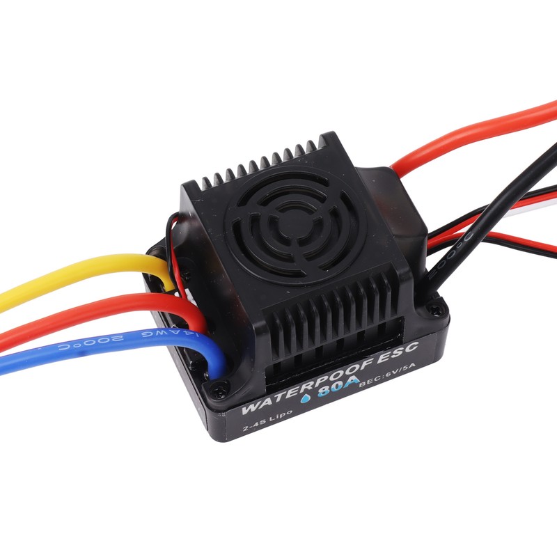 3660 4 Pole Brushless Motor 80A Brushless ESC 30kg Servo