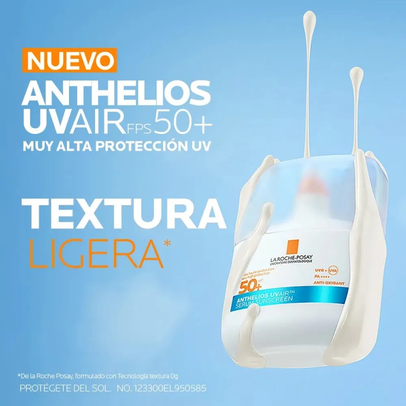 La Roche-Posay Anthelios UVAIR FPS 50+, Protector Solar invisible 50