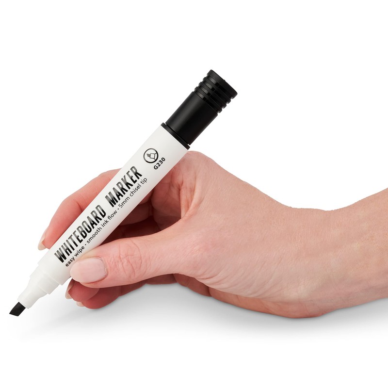 Magnetic Innovations Pack of 6 Coloured Dry Wipe Whiteboard Marker