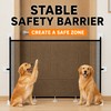 Portable Retractable Pet Barrier Gate for Dogs – Folding Mesh
