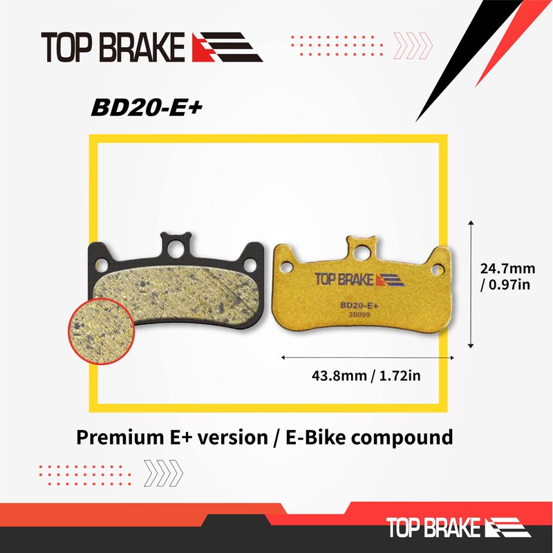 Top Brake Disc Electric Bike Brake Pads for Formula Cura