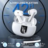 Aoslen Wireless Earbuds, 2024 Wireless Headphones HiFi Stereo Earphones with