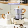 Bincoo Cute Espresso Maker Stovetop - Small Moka Pot 2