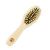 Natural Bamboo Hair Brush for Combing Hair, Massaging Scalp &
