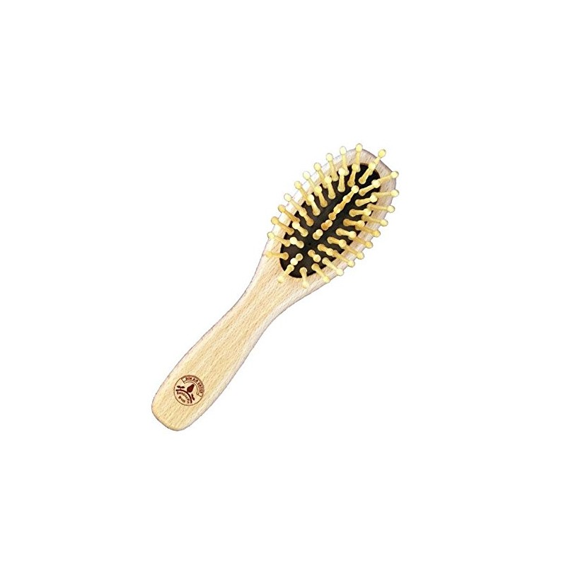 Natural Bamboo Hair Brush for Combing Hair, Massaging Scalp &