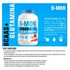 Creatina Monohidratada Polvo D-MON BCAAs Glutamina 1kg Sabor Natural Libre