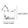 ZDYWY Short-legged Dog Shaped Cookie Cutter