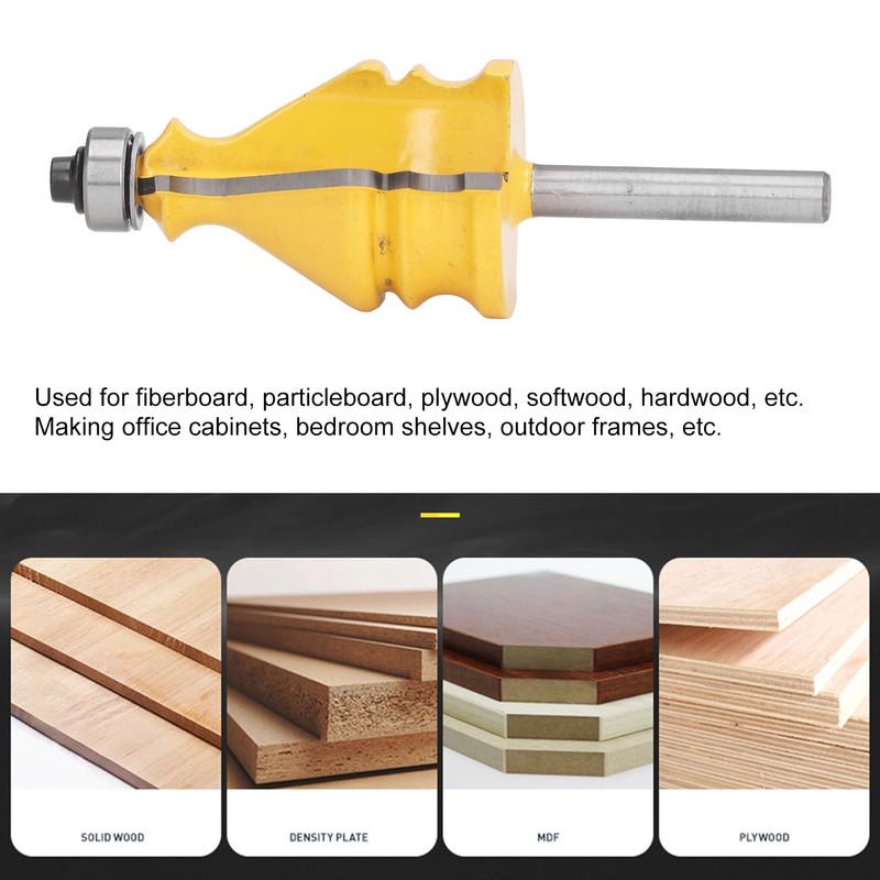 1/4in Shank Router Bit Picture Frame Forming Line Mold Milling