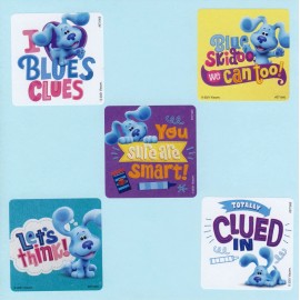 SmileMakers 15 Blues Clues and You! Skidoo - Large Stickers - Party Favors - Rewards - Dog