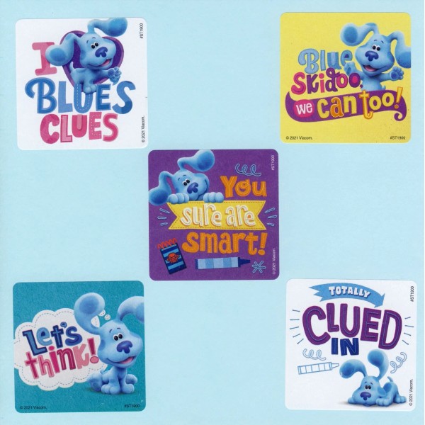SmileMakers 15 Blues Clues and You! Skidoo - Large Stickers