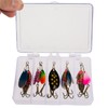 10pcs Fishing Lures Set Spinnerbait Assorted Metal Hard Lures Baits