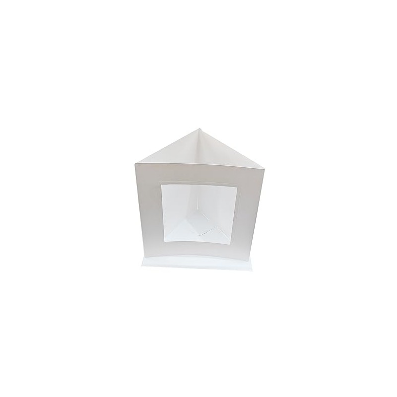 Habico Square White Aperture Cards & Envelopes-Pack 5-150mm x 150mm