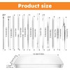 Blackhead Remover Comedone Extractor,15 Pcs Professional Stainless Steel Blackhead Remover