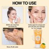 1Pcs Orange Exfoliating Gel Scrub for Face and Body Skin,