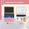 NASNOVA Passport and Vaccine Card Holder, PU Leather Passport Holder